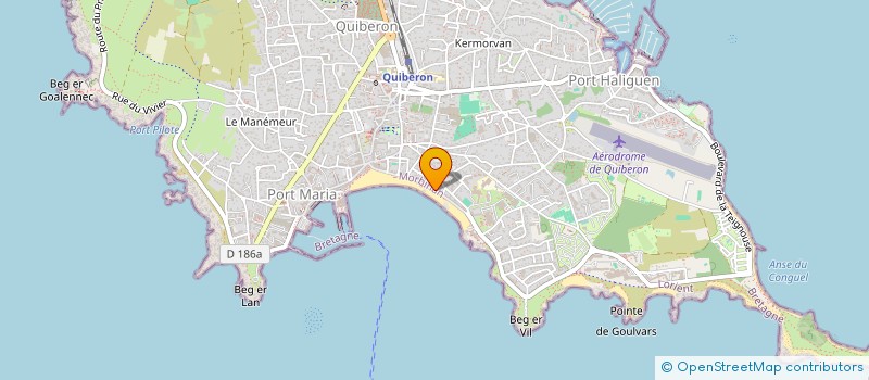 localisation de l'entreprise SYND COPROPR RES TY BREIZ  QUIBERON