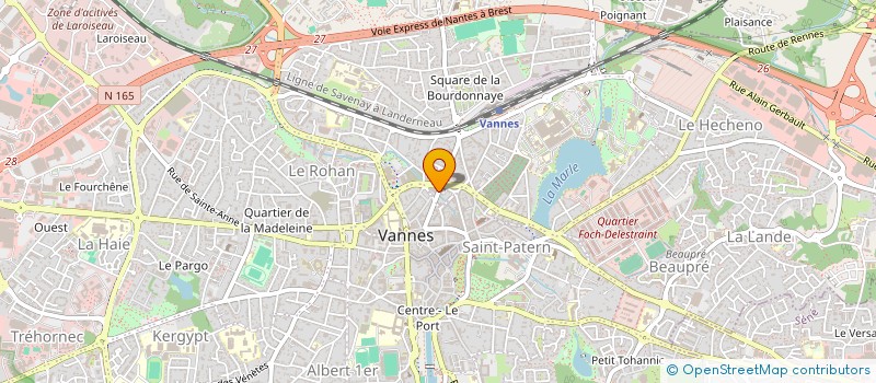 localisation de l'entreprise SYND COPROPR RESID CENTRE à VANNES