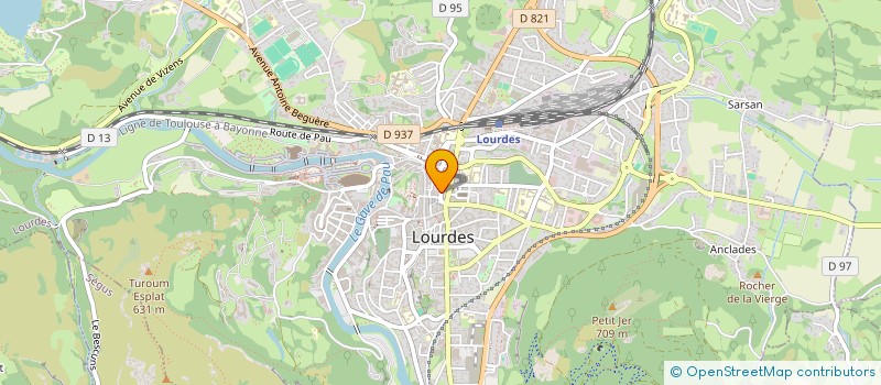 localisation de l'entreprise SYND COPROPR RESIDENCE CASSOU  LOURDES