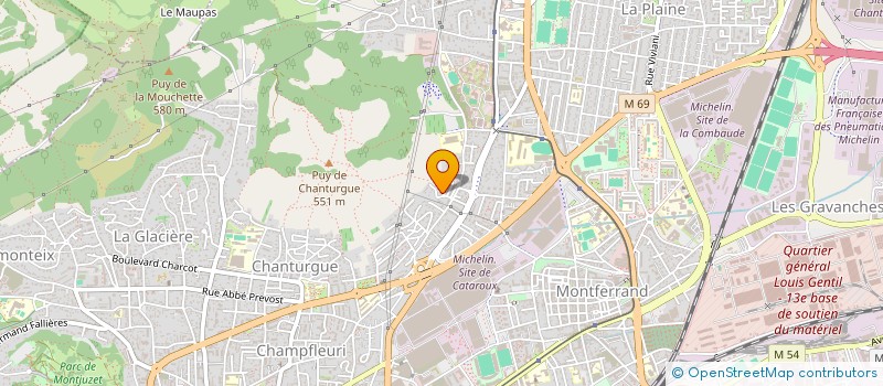 localisation de l'entreprise SYND COPROPR RESIDENCE DE LA BARRE  CLERMONT-FERRAND