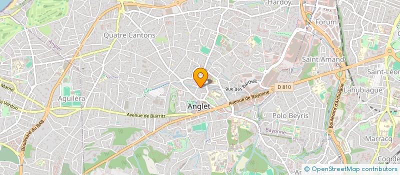 localisation de l'entreprise SYND COPROPR RESIDENCE DEDENA  ANGLET