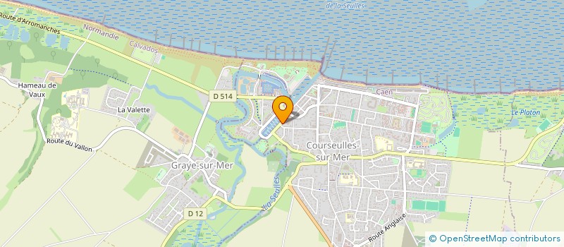 localisation de l'entreprise SYND COPROPR RESIDENCE LA COURSEULLAISE  COURSEULLES-SUR-MER