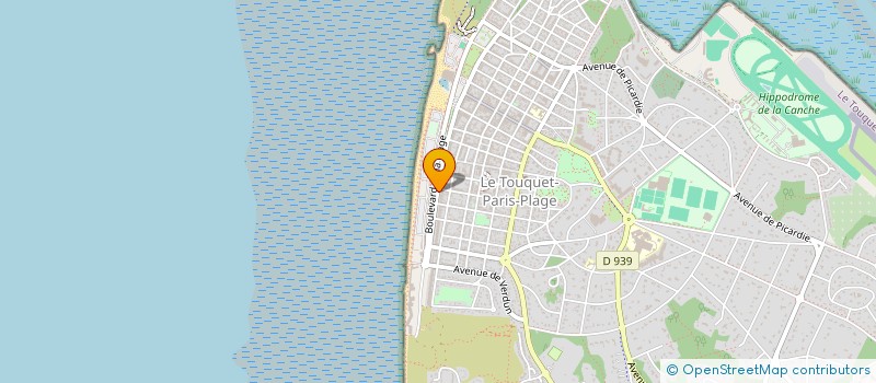 localisation de l'entreprise SYND COPROPR RESIDENCE LA POTINIERE  LE TOUQUET-PARIS-PLAGE