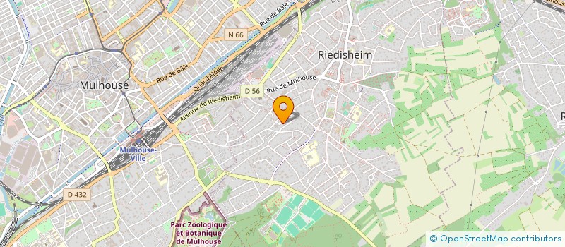 localisation de l'entreprise SYND COPROPR RESIDENCE LE HAUT-POINT  RIEDISHEIM