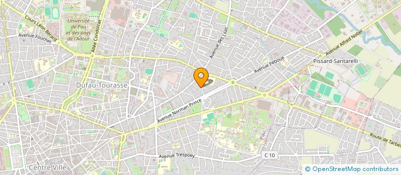 localisation de l'entreprise SYND COPROPR RESIDENCE LE VERSAILLES à PAU