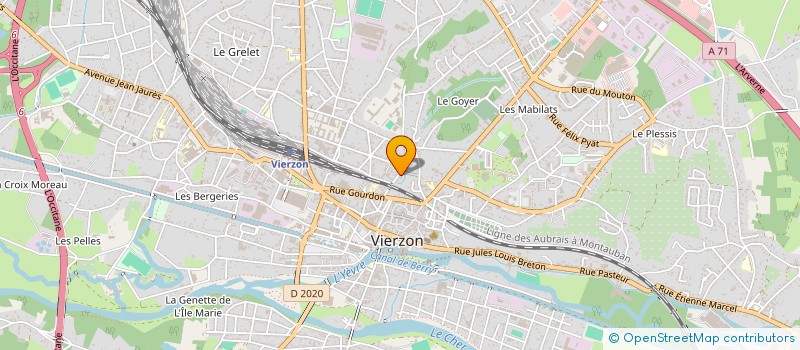 localisation de l'entreprise SYND COPROPR RESIDENCE LES EPINETTES  VIERZON