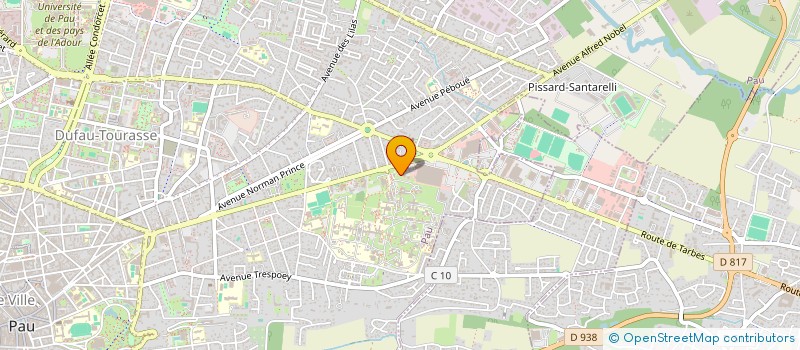 localisation de l'entreprise SYND COPROPR RESIDENCE LES FLORENTINES à PAU