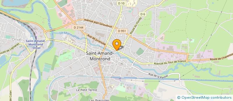 localisation de l'entreprise SYND COPROPR RESIDENCE MALLARD  SAINT-AMAND-MONTROND