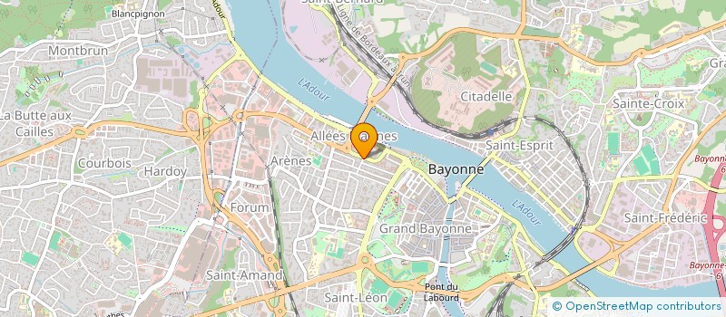 localisation de l'entreprise SYND COPROPR RESIDENCE MR  LAGUENS  BAYONNE