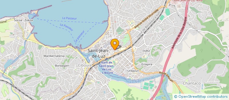 localisation de l'entreprise SYND COPROPR RESIDENCE POSTA ALDE  SAINT-JEAN-DE-LUZ