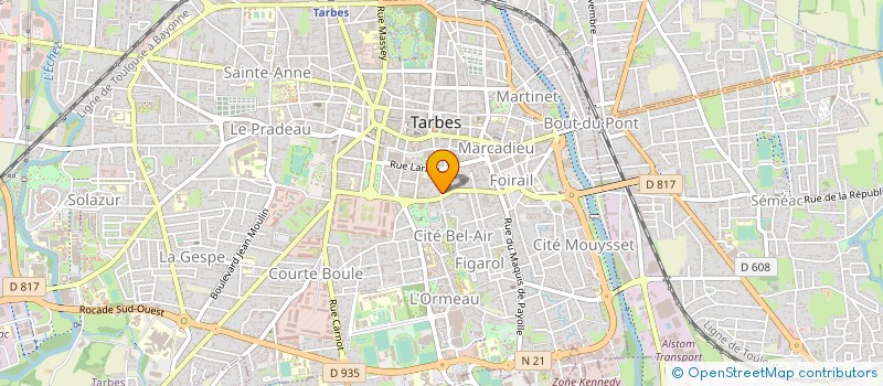 localisation de l'entreprise SYND COPROPR RESIDENCE VICTORIA  TARBES