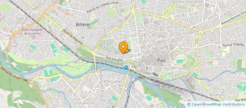 localisation de l'entreprise SYND COPROPR RESIDENCE VILLA BAGATELLE à PAU