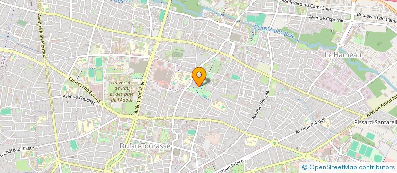 localisation de l'entreprise SYND COPROPR RESIDENCES BERNARD PALISSY à PAU