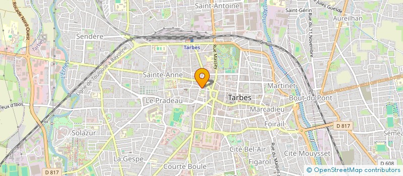 localisation de l'entreprise SYND COPROPR SALLADARE GRANIE WALBROU  TARBES