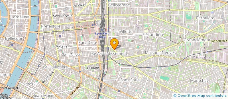 localisation de l'entreprise SYND COPROPRETAIRES 9 AV LACASSAGNE  LYON