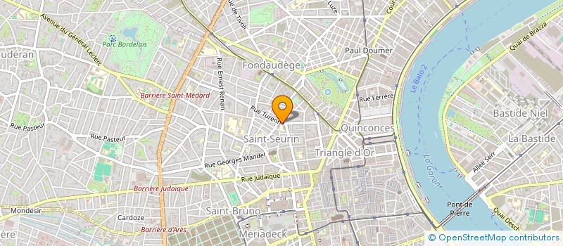 localisation de l'entreprise SYND COPROPRETAIRES JARDINS D'ARCADIE  BORDEAUX