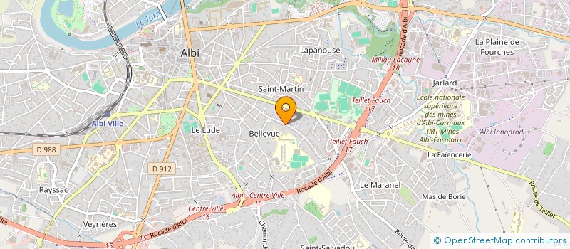 localisation de l'entreprise SYND COPROPRETRESIDENCE KARINE  ALBI