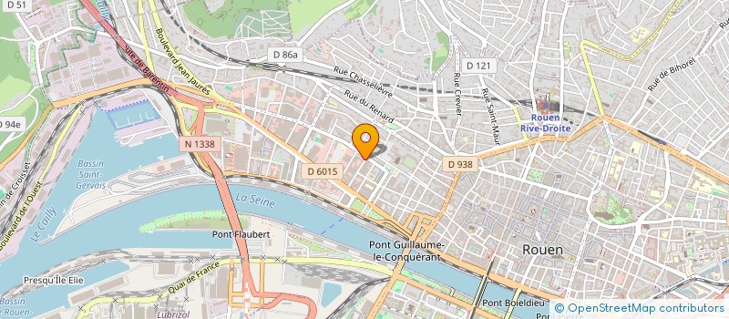 localisation de l'entreprise SYND COPROPRI 13 15 17 RUE PRE BATAILLE à ROUEN