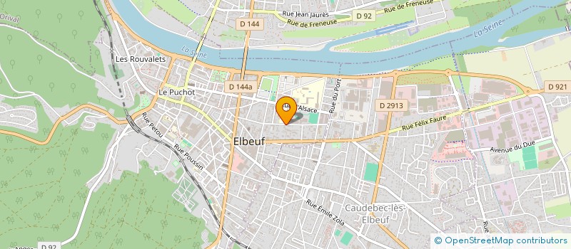 localisation de l'entreprise SYND COPROPRI RES DU PARC 17 RUE TRAITES  ELBEUF