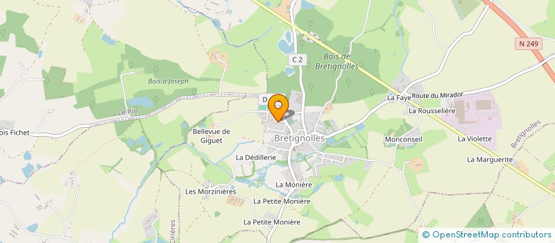 localisation de l'entreprise SYND COPROPRI RESIDENCE BELLE FONTAINE  BRETIGNOLLES