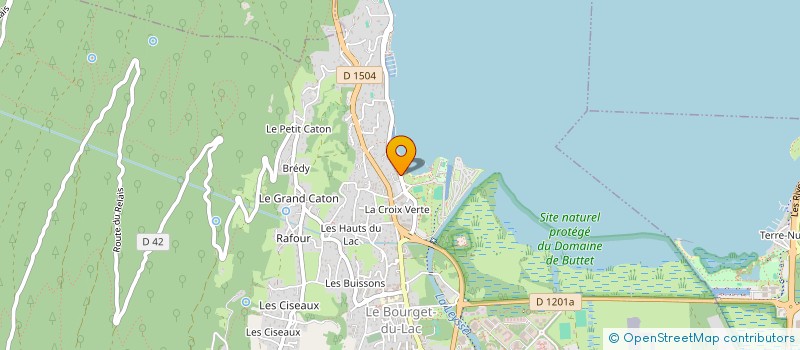 localisation de l'entreprise SYND COPROPRI RESIDENCE DE LA PLAGE  LE BOURGET-DU-LAC