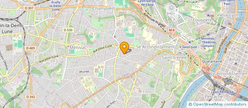 localisation de l'entreprise SYND COPROPRI RESIDENCE MELODIES  LYON