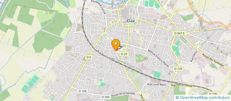 localisation de l'entreprise SYND COPROPRIE RES LES TERRASSES  DAX