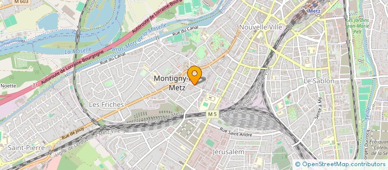 localisation de l'entreprise SYND COPROPRIE RES PLEIN CENTRE ST AVOLD  MONTIGNY-LES-METZ