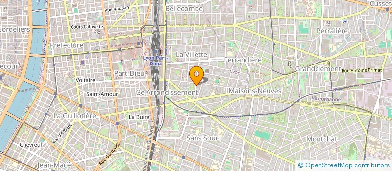 localisation de l'entreprise SYND COPROPRIET 133 RUE BARABAN  LYON