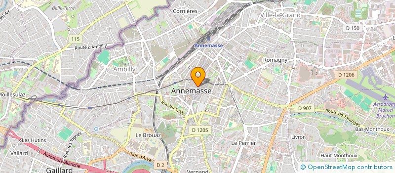 localisation de l'entreprise SYND COPROPRIET 14 RUE DU COMMERCE  ANNEMASSE