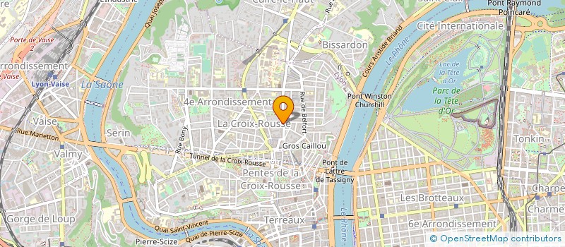 localisation de l'entreprise SYND COPROPRIET 2 4 6 RUE DUMONT  LYON