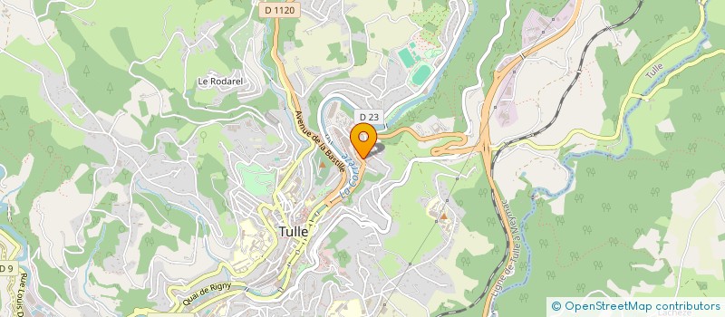 localisation de l'entreprise SYND COPROPRIET 21 AV DE VENTADOUR  TULLE