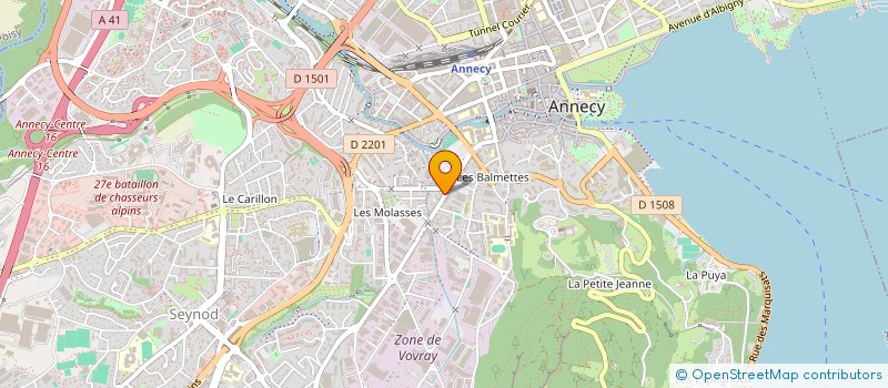 localisation de l'entreprise SYND COPROPRIET 22 AV LOVERCHY  ANNECY