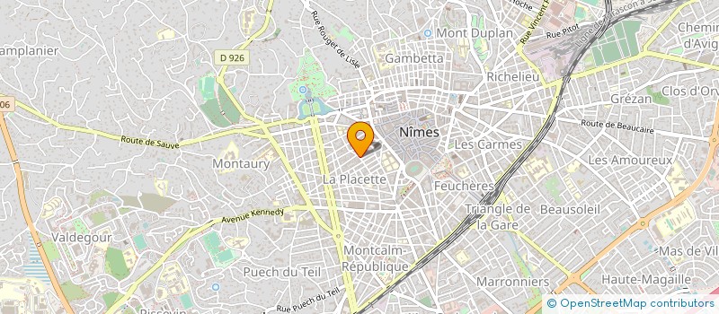 localisation de l'entreprise SYND COPROPRIET 3 R ST MATHIEU  NIMES