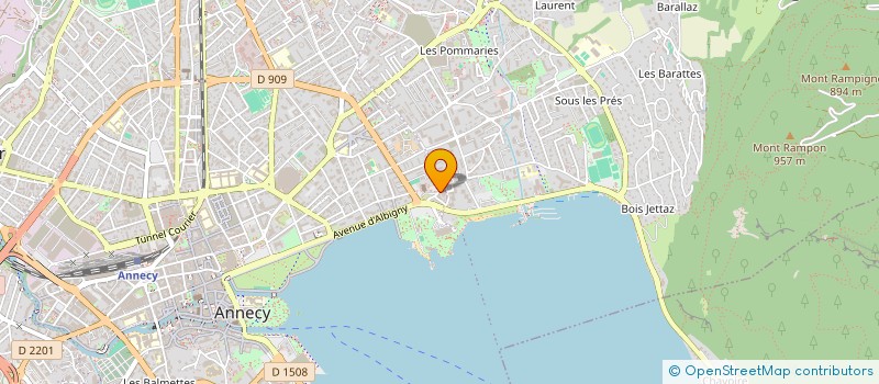 localisation de l'entreprise SYND COPROPRIET 36 AV D'ALBIGNY  ANNECY