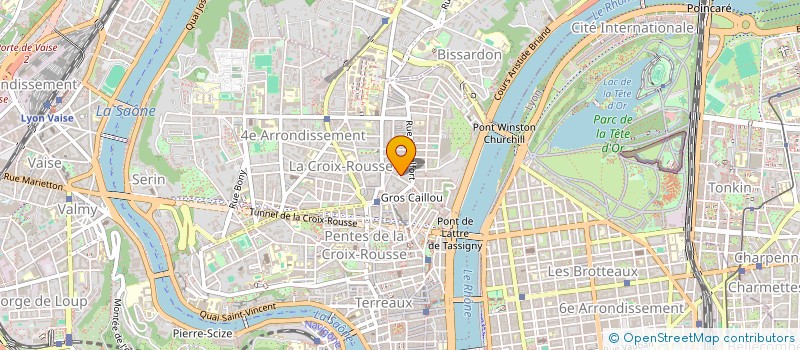 localisation de l'entreprise SYND COPROPRIET 4 RUE DU PAVILLON  LYON