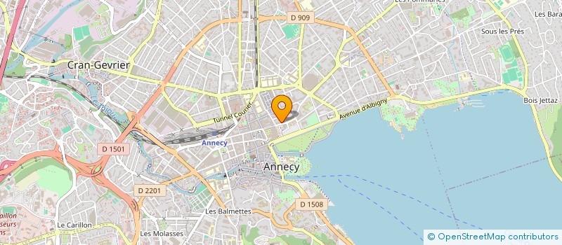 localisation de l'entreprise SYND COPROPRIET 45 RUE DE SOMMEILLER  ANNECY