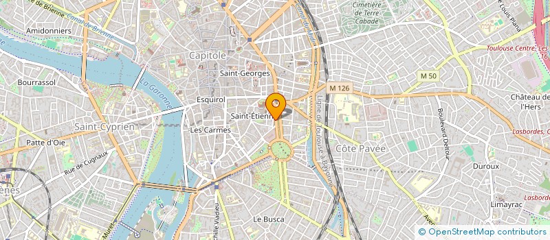 localisation de l'entreprise SYND COPROPRIET. 5 ALL FRANCOIS VERDIER  TOULOUSE