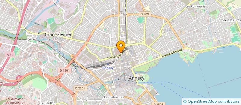 localisation de l'entreprise SYND COPROPRIET 57 RUE CARNOT  ANNECY