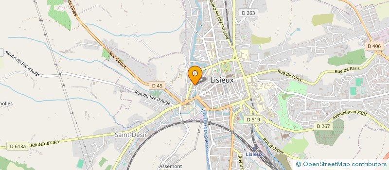 localisation de l'entreprise SYND COPROPRIET 8/14 ALLEE JEAN CHARLES CONTEL  LISIEUX