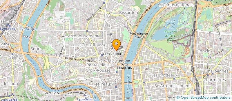 localisation de l'entreprise SYND COPROPRIET 8 RUE CELU  LYON 4EME