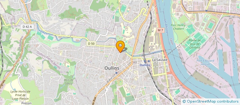 localisation de l'entreprise SYND COPROPRIET 9 RUE COMMUNE DE PARIS  OULLINS-PIERRE-BENITE