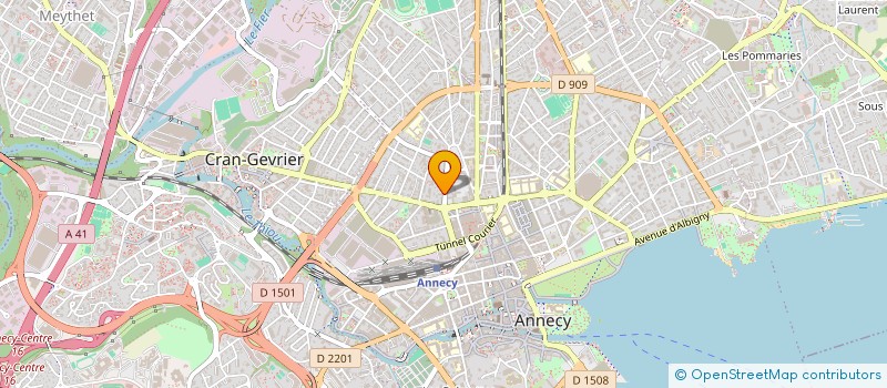 localisation de l'entreprise SYND COPROPRIET AVENUE DU STAND 5  ANNECY