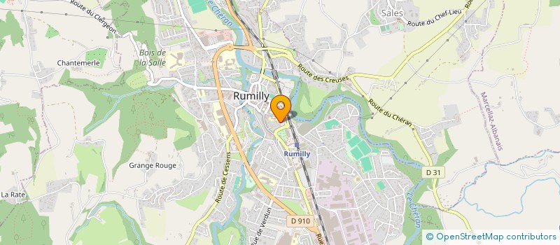 localisation de l'entreprise SYND COPROPRIET BEAUSOLEIL  RUMILLY