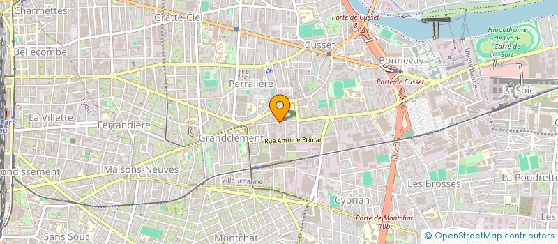 localisation de l'entreprise SYND COPROPRIET DU 45 RUE LEON BLUM  VILLEURBANNE