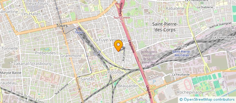 localisation de l'entreprise SYND COPROPRIET IMM 152 RUE DESLANDES  TOURS