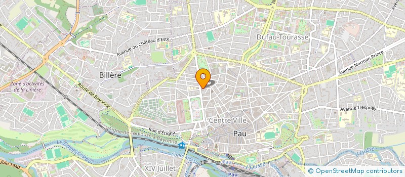 localisation de l'entreprise SYND COPROPRIET IMM 19 R FRERES BERNADAC à PAU
