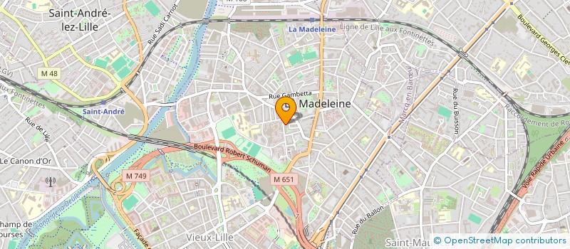 localisation de l'entreprise SYND COPROPRIET IMM 36 R THIERS à LA MADELEINE