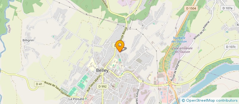 localisation de l'entreprise SYND COPROPRIET IMM MONTEE DE LECHAUD  BELLEY