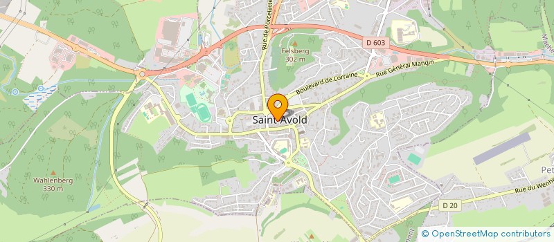 localisation de l'entreprise SYND COPROPRIET IMMEUBL ETOILE  SAINT-AVOLD